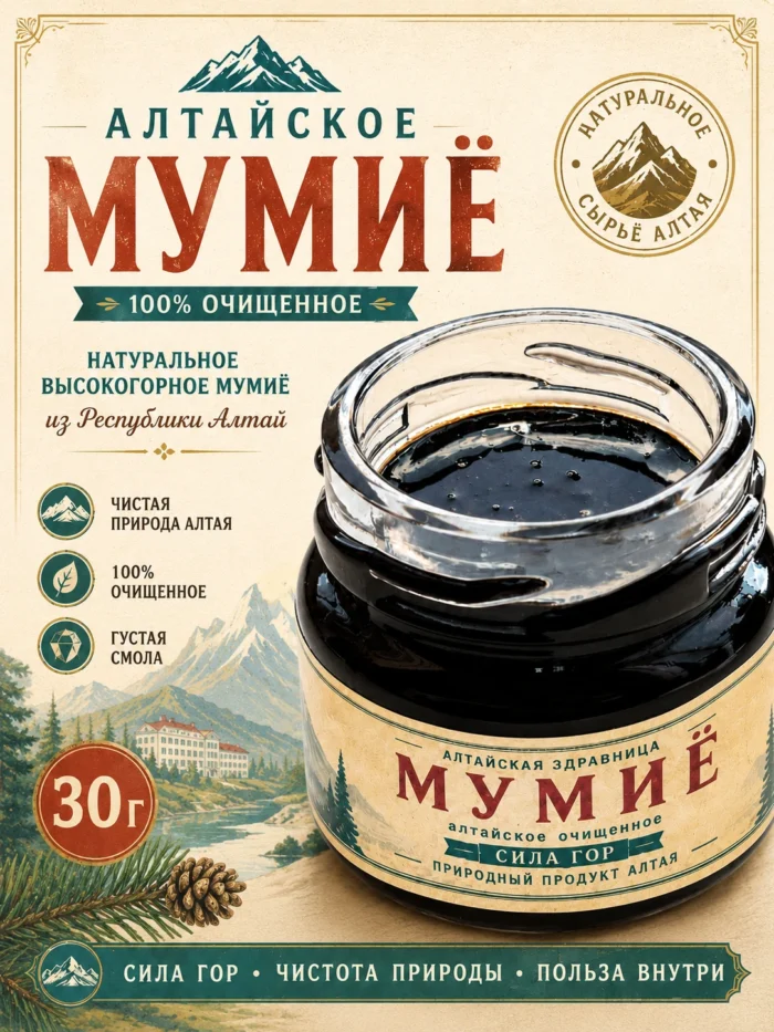 mumye-30g-slide-01 Алтайское очищенное мумиё 30 г в стеклянной банке