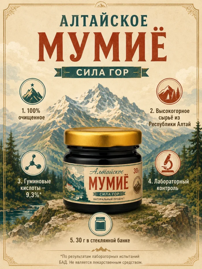 mumye-30g-slide-11 Алтайское мумиё 30 г — характеристики продукта
